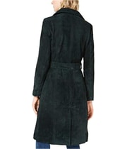 I.N.C Womens Solid Trench Coat, view 4