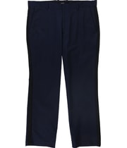 Alfani Mens Side Striped Straight Leg Dress Pant Slacks
