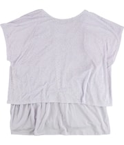 Ideology Womens Layered Snake Print Graphic T-Shirt, view 2