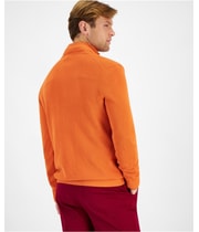 Club Room Mens Quarter-Zip Textured Sweatshirt