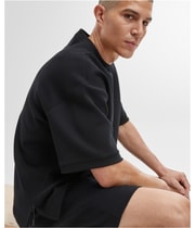 Mode Of One Mens Side-Seam Zippers Sweatshirt, view 4