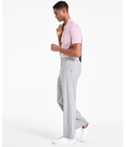 Alfani Mens Lightweight Straight Leg Dress Pant Slacks, view 3