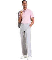 Alfani Mens Lightweight Straight Leg Dress Pant Slacks in Gray
