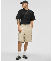 Mode Of One Mens Relaxed-Fit Twill Straight Leg Relaxed Convertible Cargo Casual Pants, view 4