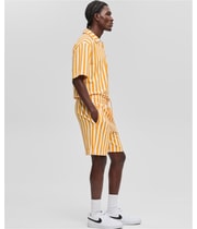 Mode Of One Mens Vertical Stripe Terry Casual Walking Shorts, view 4