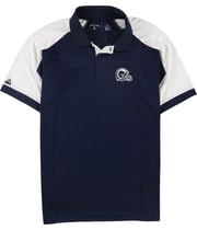 Antigua Mens L.A. Rams Polo Shirt in Navy, image 4 of 4