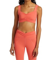 n:philanthropy Womens Resnick Sports Bra in Orange