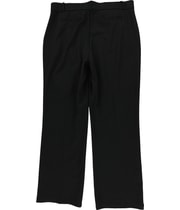 Kasper Womens Solid Wide Leg Casual Pants in Black, image 2 of 2