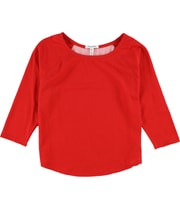 Aeropostale Womens Solid Basic T-Shirt in Red