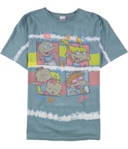 Junk Food Mens Rugrats Tie Dye Graphic T-Shirt