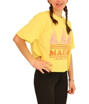 Junk Food Womens Malibu Graphic T-Shirt in Yellow, image 2 of 7