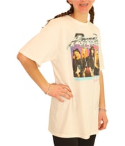 Junk Food Womens Poison Ride The Wind Graphic T-Shirt in White, image 2 of 5