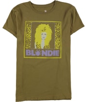 Junk Food Womens Blondie Tour 1982 Graphic T-Shirt in Brown, image 5 of 5