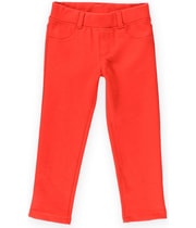 Gymboree Girls Solid Tapered Leggings Casual Pants in Red