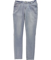 Articles of Society Womens Carly Tapered Skinny Cropped Jeans in Blue