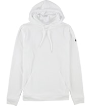 ASICS Mens Basic Pullover Hoodie Sweatshirt in White