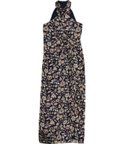 flare dress rosie harlow navy sweater dress Rosie Harlow Junior Women L Navy Blue Faux Suede Fit Flare Mini Dress NWT  AT22
