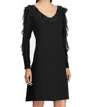 American Living Womens Georgette A-line Dress, view 5