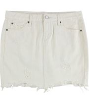 Articles of Society Womens Stacy A-line Skirt in White