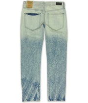Ecko Unltd. Mens Roxy Wash Faded Denim Tapered Slim Jeans in Blue, image 2 of 2