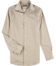 Michael Kors Mens Comfort Stretch Button Down Dress Shirt