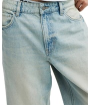 Cotton On Mens Baggy Straight Leg Loose Jeans in Blue, image 4 of 6