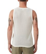 Cotton On Mens Wide Gauge Knit Tank Top, view 4