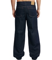 Cotton On Mens Super Baggy Loose Wide Leg Jeans in Navy, image 4 of 5