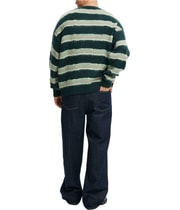 Cotton On Mens Super Baggy Loose Wide Leg Jeans in Navy, image 5 of 5