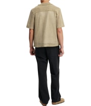 Cotton On Mens Baggy Fit Straight Leg Relaxed Lounge Pants in Black, image 5 of 5