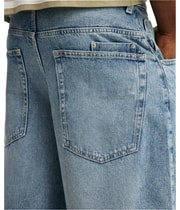 Cotton On Mens Super Wide Jort Casual Denim Shorts, view 4