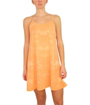 Hurley Womens Flowy Tank Dress in Orange, image 4 of 5