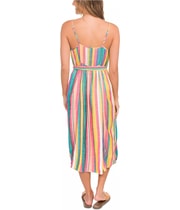 Hurley Womens Sara Midi Blouson Dress, view 2
