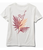 Reef Womens Flower Classic Graphic T-Shirt in White, image 2 of 2