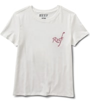 Reef Womens Flower Classic Graphic T-Shirt in White