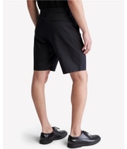 Calvin Klein Mens Refined Slim Fit 9” Casual Chino Shorts in Black, view 3