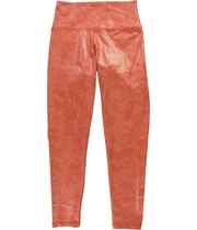 aerie Womens Two Tone High Rise Tapered Leggings Casual Pants in Orange