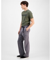 Hugo Boss Mens Gunner Classic Fit Belted Straight Leg Casual Pants, view 4