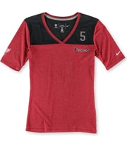 Nike Womens SS Josh Freeman Graphic T-Shirt in Red
