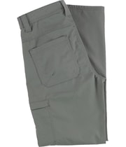 BASS OUTDOOR Mens Essential Tech Cargos Straight Leg Cargo Casual Pants in Green and Gray, view 2