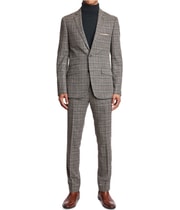 Paisley & Gray Mens Slim-Fit Stretch Two Button Blazer Jacket, view 4