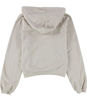 Project Social T Womens Cropped Hoodie Sweatshirt in Beige, image 2 of 2