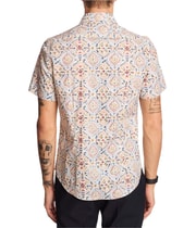 Paisley & Gray Mens Printed Mosaic Button Up Shirt, view 4