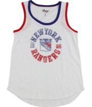 G-III Sports Womens NY Rangers Tank Top in White