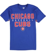 Hands High Mens Chicago Cubs Baseball Graphic T-Shirt in Blue