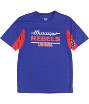 Hands High Womens Mississippi Rebels Graphic T-Shirt in Blue
