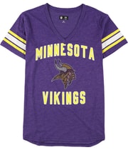 G-III Sports Womens Minnesota Vikings Embellished T-Shirt in Purple