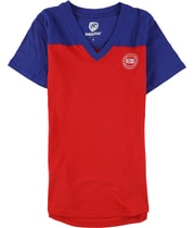 Hands High Womens Detroit Pistons Graphic T-Shirt in Red