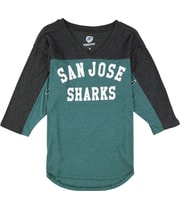 Hands High Womens San Jose Sharks Graphic T-Shirt in Blue