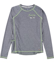 MSX Womens Seattle Seahawks Graphic T-Shirt in Gray